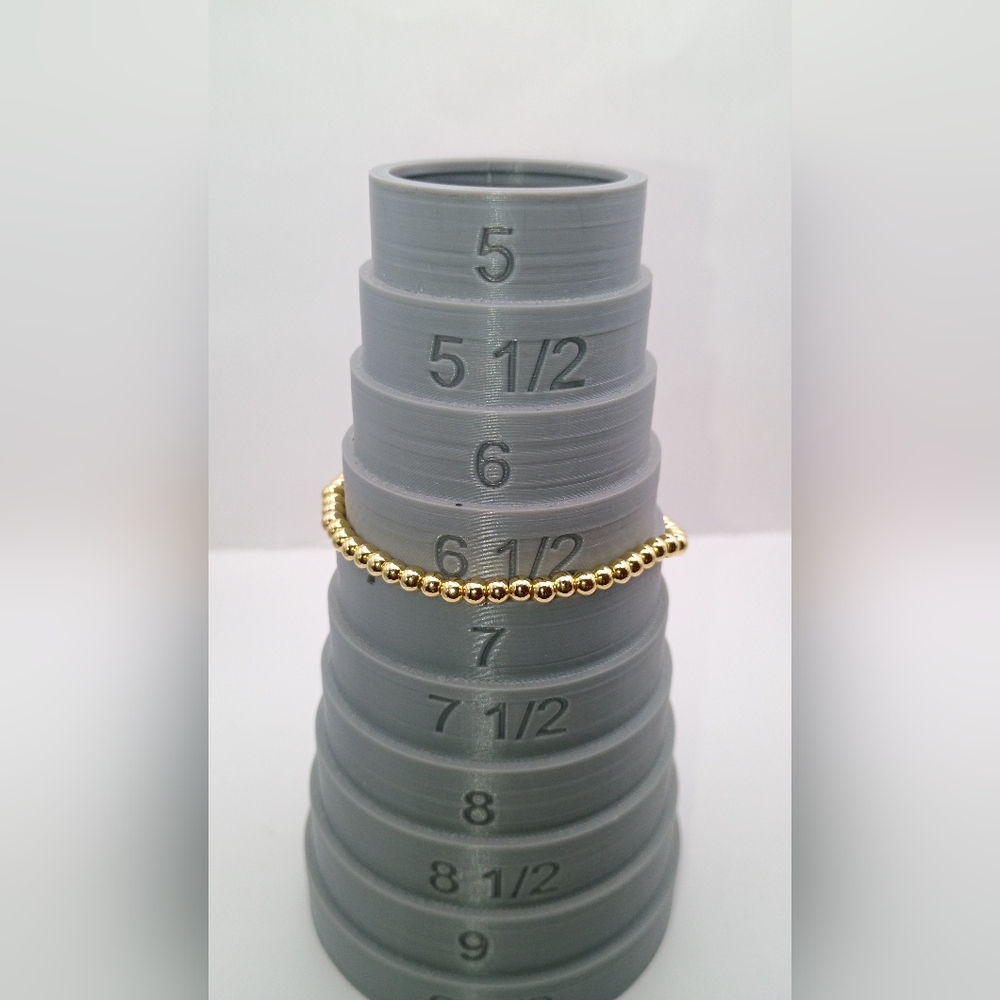 Men's White Howlite & Gold Beaded Bracelet Set - Picture 4 of 4